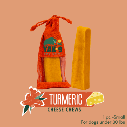 Turmeric Cheese Chews for Dogs