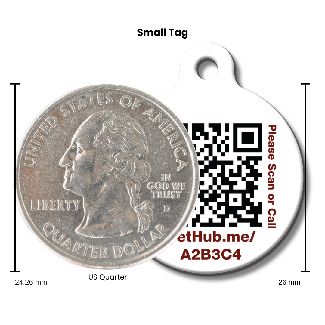 PetHub QR ID Pet Tag - Escape Artist