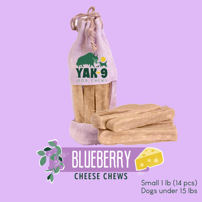 Blueberry Cheese Chews for Dogs