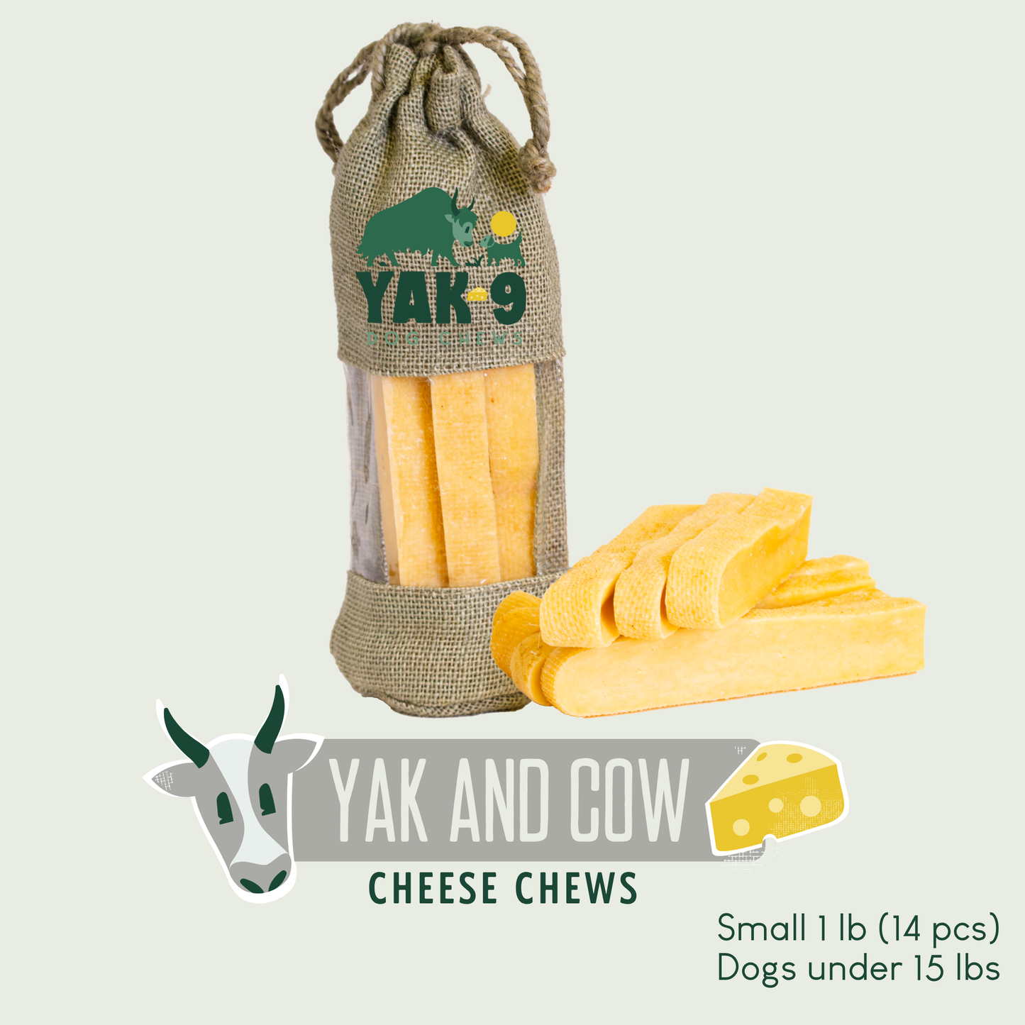 Yak and Cow Cheese Chews for Dogs