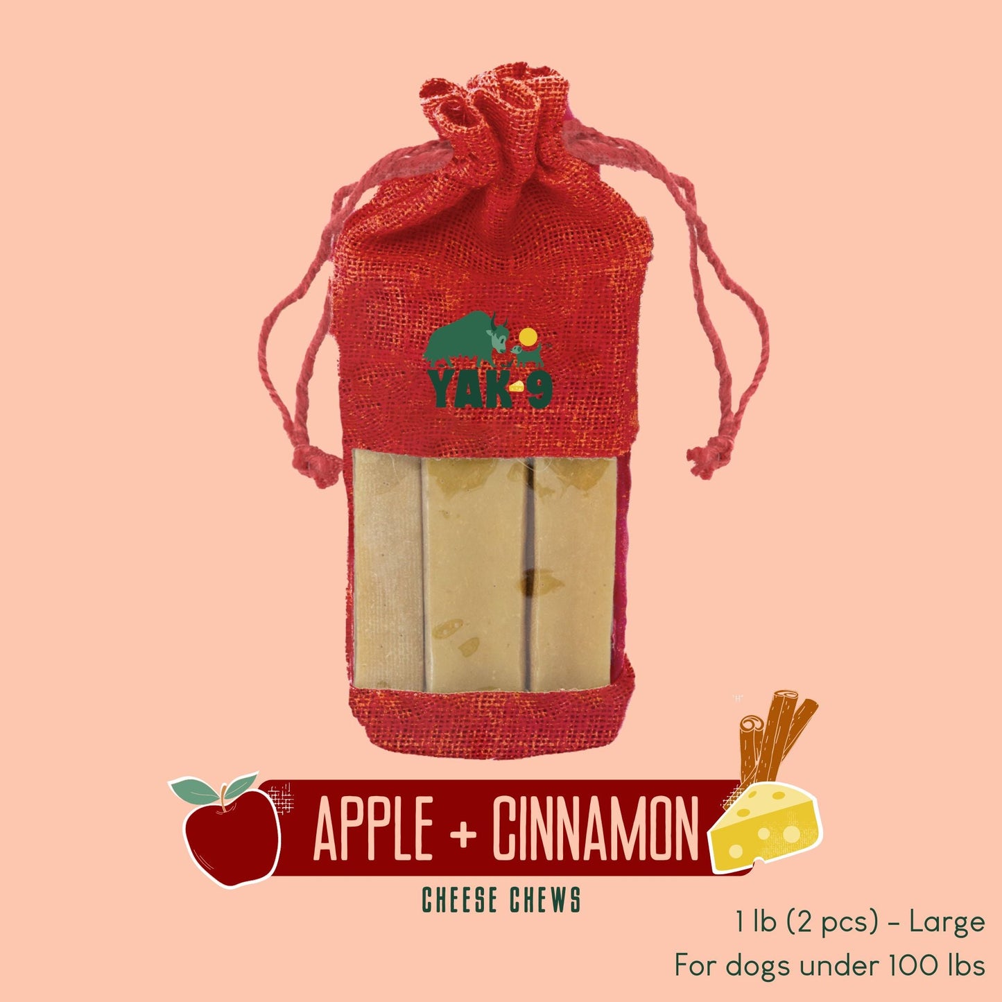 Apple & Cinnamon Chews for Dogs