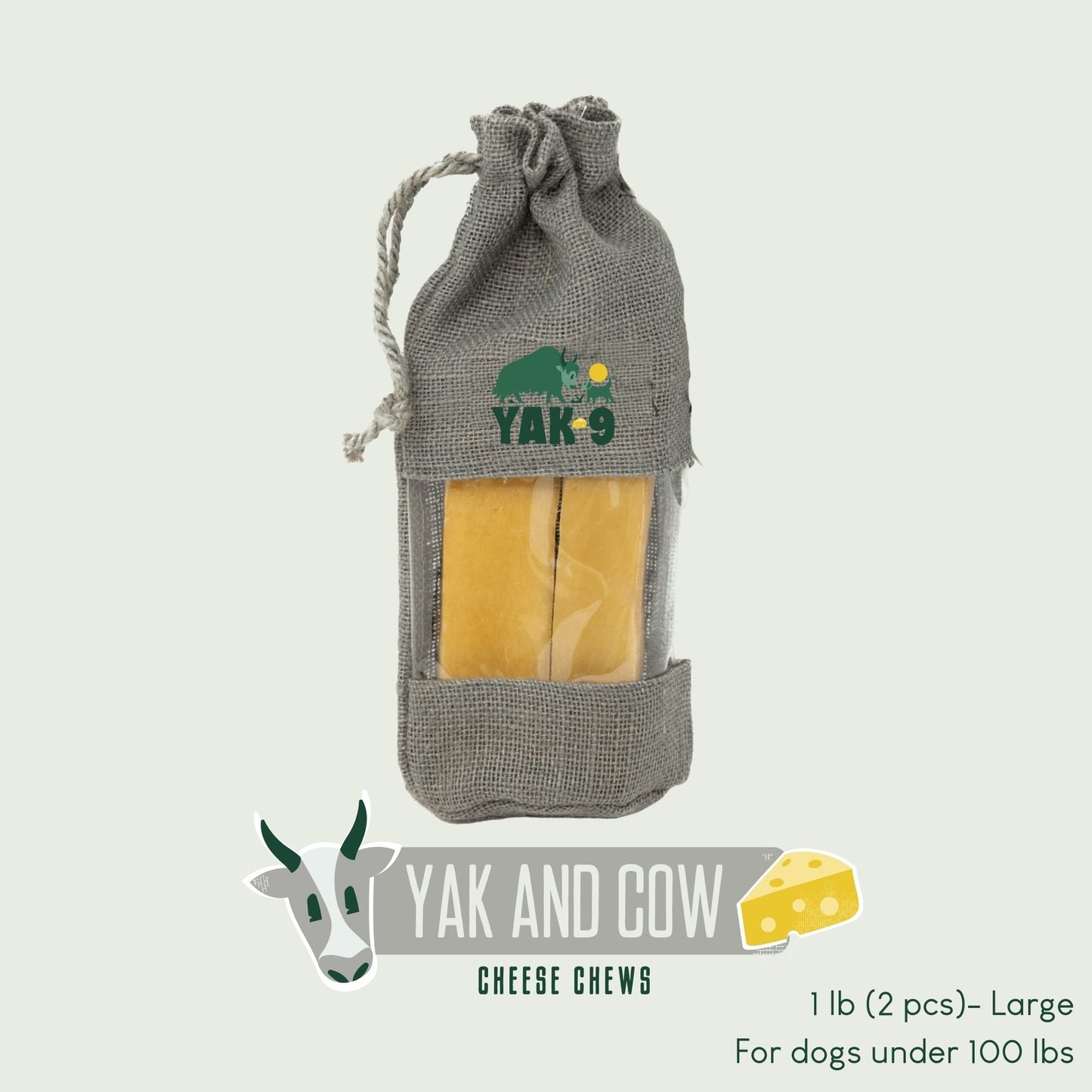 Yak and Cow Cheese Chews for Dogs