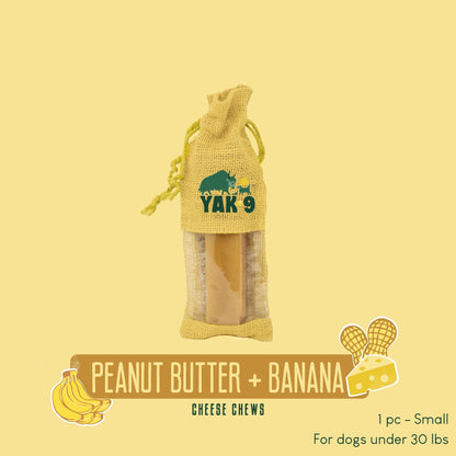 Peanut Butter & Banana Chews for Dogs