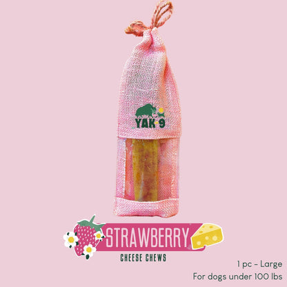 Strawberry Cheese Chews for Dogs