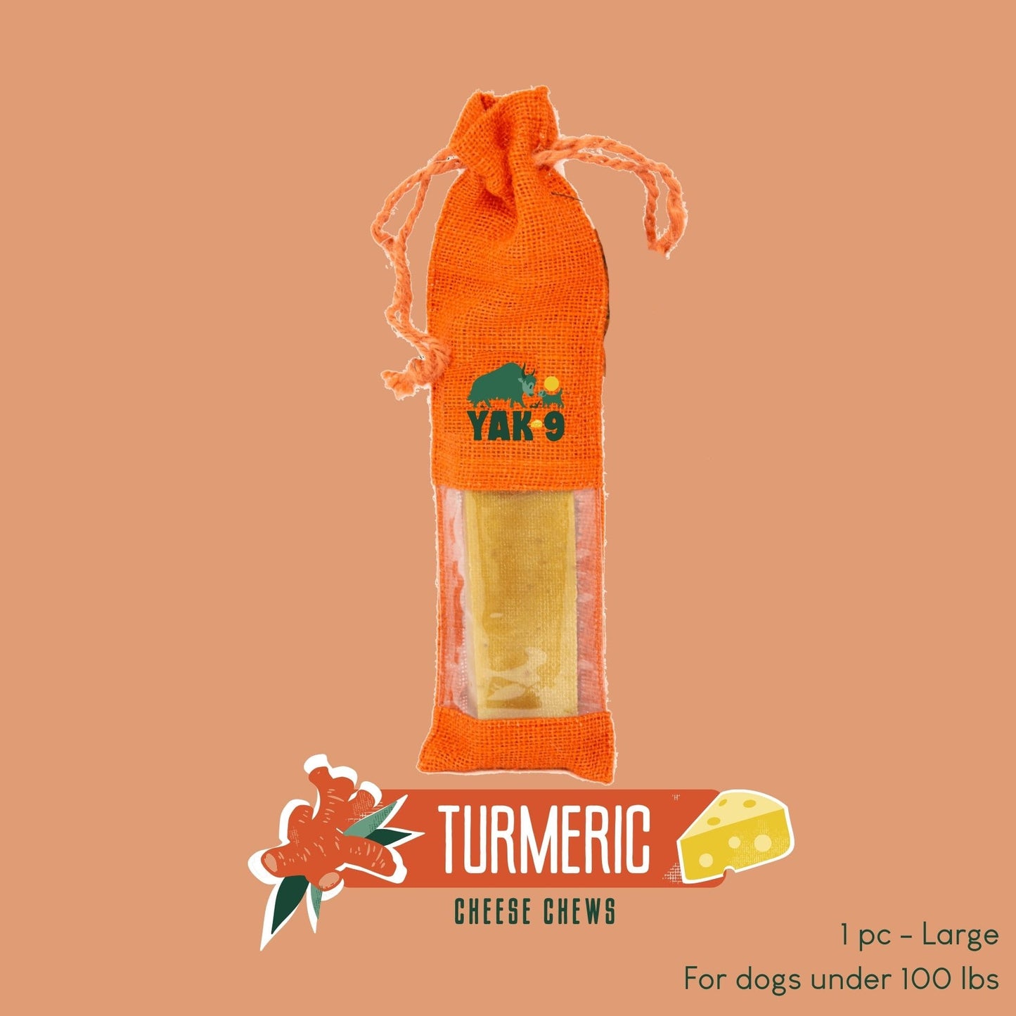 Turmeric Cheese Chews for Dogs