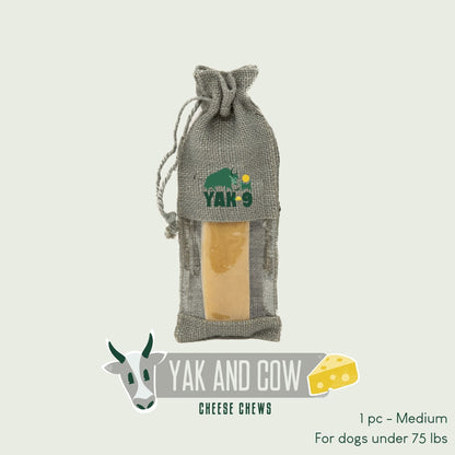 Yak and Cow Cheese Chews for Dogs