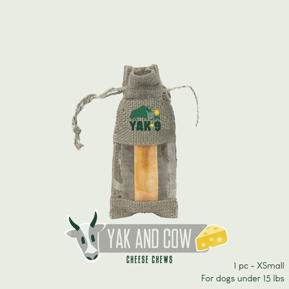Yak and Cow Cheese Chews for Dogs
