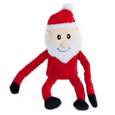 ZippyPaws Holiday Crinkle Santa Dog Toy