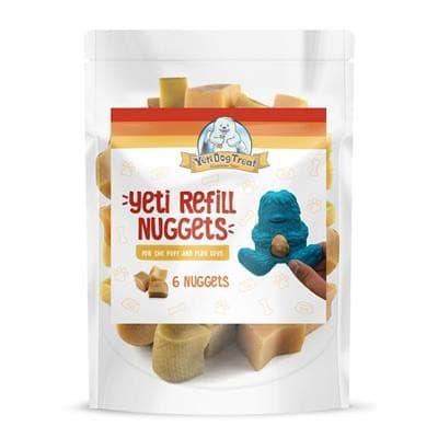 Yeti Blue Puff & Play Dog Chew w/  Refill Yeti Nuggets.
