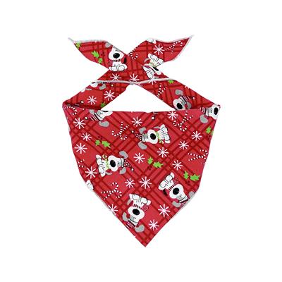 Christmas Dog Bandana Red Flannel