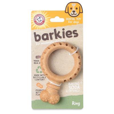 Arm and Hammer Barkies 5.5" Ring Dental Toy for Dogs.