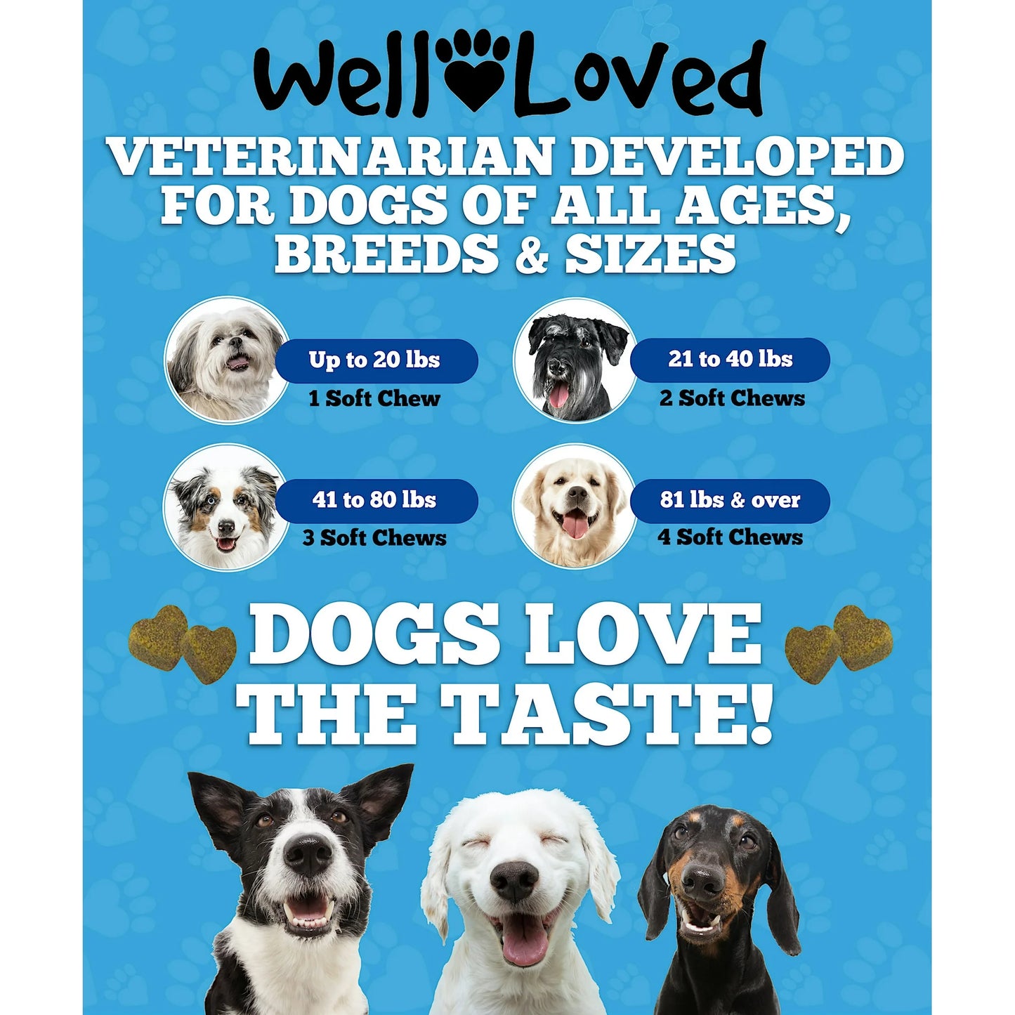 Well Loved Probiotics for Dogs, Dog Probiotics and Digestive Enzymes Supplement