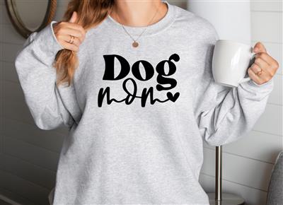 DOG MOM Sweatshirt | Unisex Crew Neck | Crewneck Sweatshirt | XL