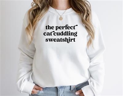 The Perfect Cat Cuddling Sweatshirt