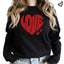 Love Valentine Sweatshirt | Unisex Crewneck Sweatshirt