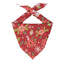 Poinsettia Christmas Dog Bandana