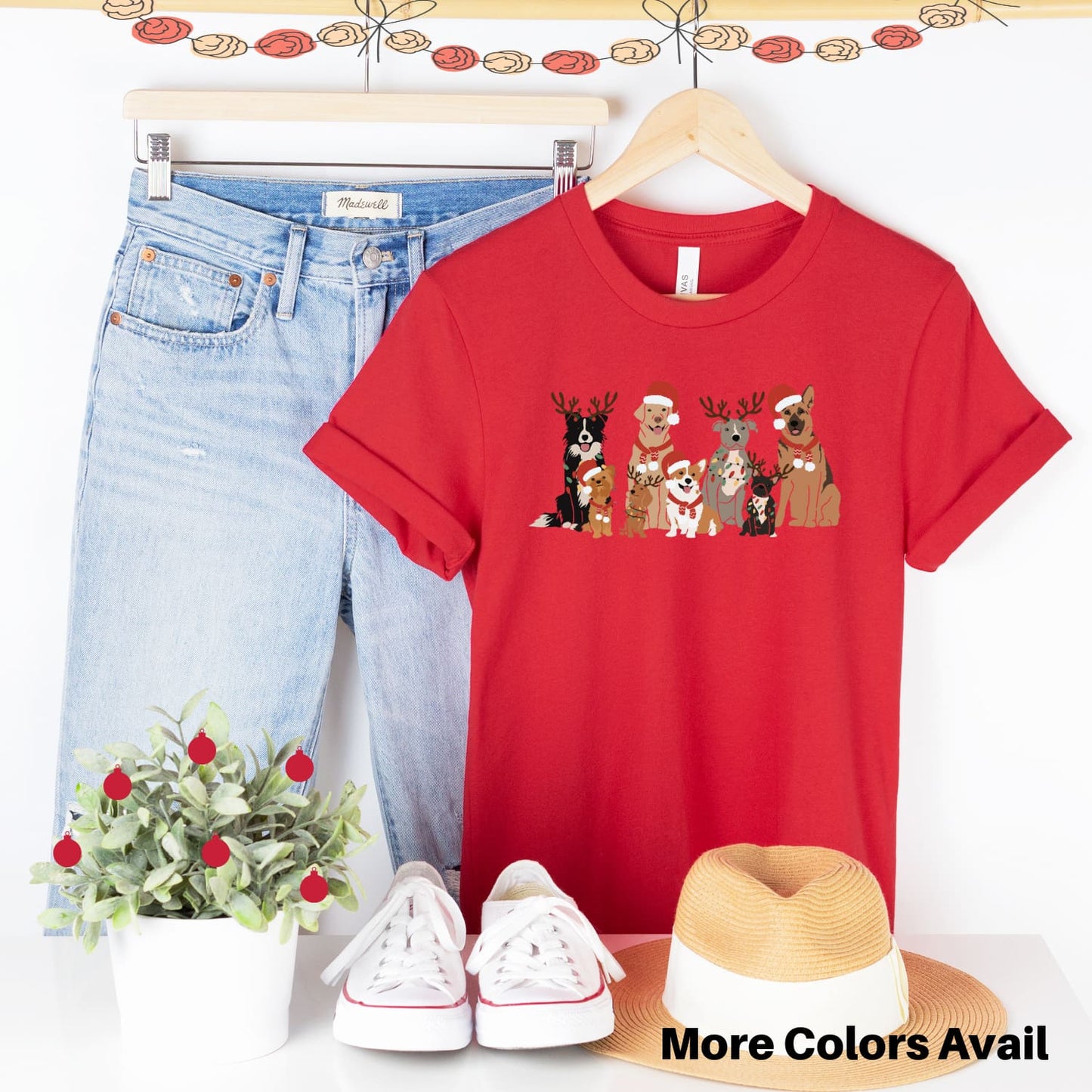 Christmas Dogs Holiday T-Shirt