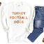 Turkey and Football and Dogs Crewneck Sweatshirt