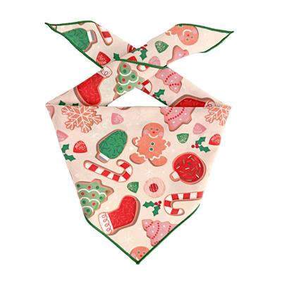 Christmas Gingerbread Cookies Dog Bandana