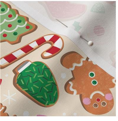 Christmas Gingerbread Cookies Dog Bandana