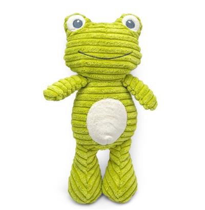 ThoozyPet Tuff & Cuddly Frog Plush Dog Toy 12.5"