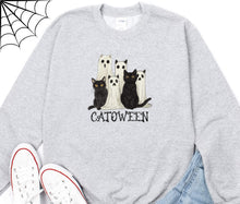 Catoween Cat Mom Unisex Crewneck Sweatshirt - Ships Free