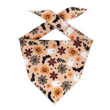 Halloween Bandana | Halloween Dog Bandana | Fall Bandana | Bats Ghosts Pumpkins