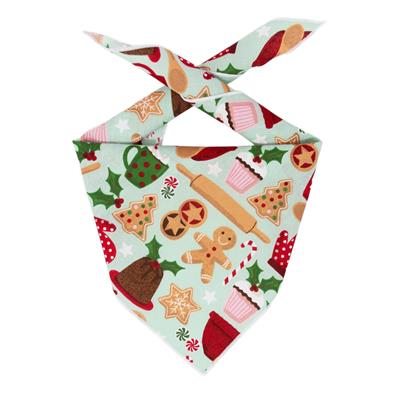 Christmas Gingerbead Cookies Dog Bandana | Ships Free