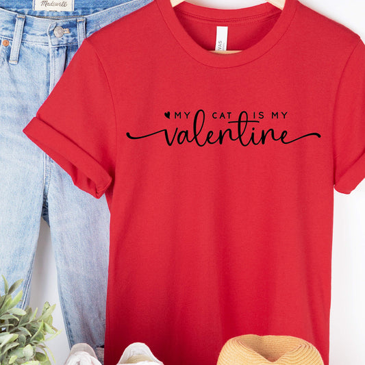 My Cat is My Valentine T-Shirt