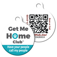 PetHub QR Pet ID Tag – Original Get Me Home Club