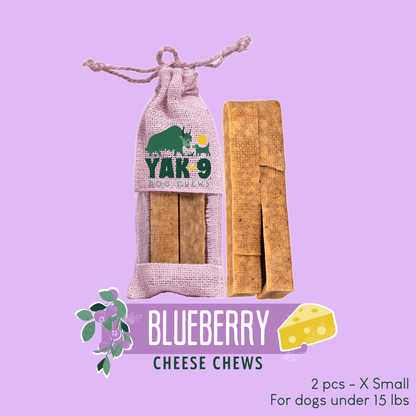 Blueberry Cheese Chews for Dogs