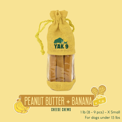 Peanut Butter & Banana Chews for Dogs