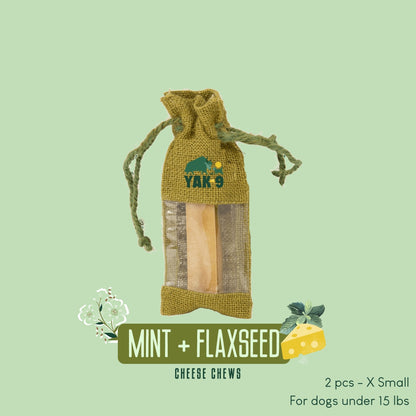 Flaxseed & Mint Cheese Chews for Dogs