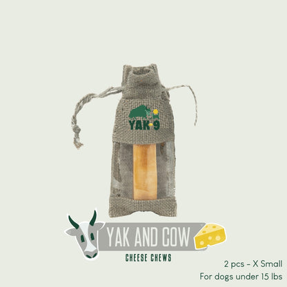 Yak and Cow Cheese Chews for Dogs