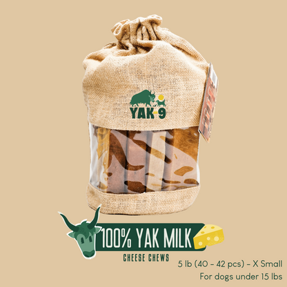 100% Yak Milk Chews for Dogs