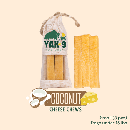 Coconut Cheese Chews for Dogs