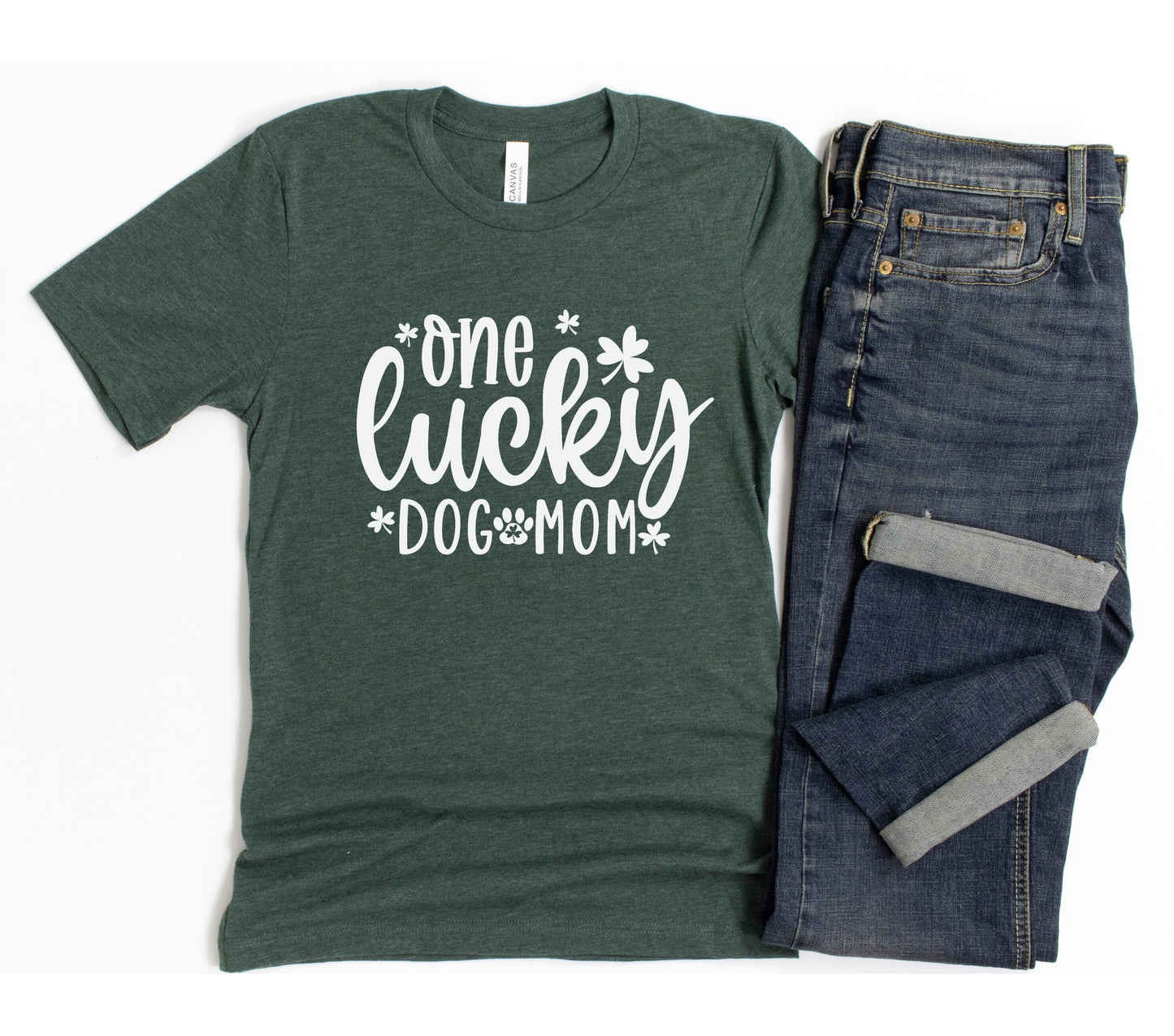 Lucky Dog Mom T-Shirt