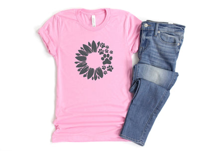 Sunflower & Paws T-Shirt