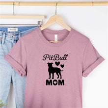 Pitbull Dog Mom Unisex T-Shirt