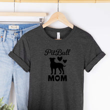 Pitbull Dog Mom Unisex T-Shirt