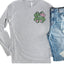 St. Patrick's Shamrock Pocket Long Sleeve Tee