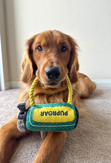 PUPROAR Golf Dog Toy- Squeaky and Crinkle and Squeaky Dog Toy- Ideal Birthday Dog Toy