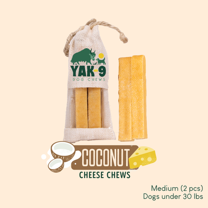 Coconut Cheese Chews for Dogs