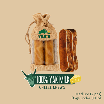 100% Yak Milk Chews for Dogs