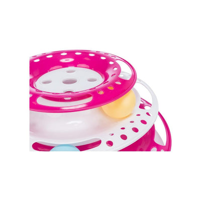 Trixie Cat Activity Catch The Balls Circle Track Pink Trixie Pet Products