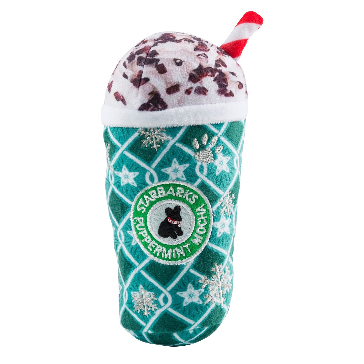 Starbarks Puppermint Mocha Holiday Cups | Christmas Dog Toys