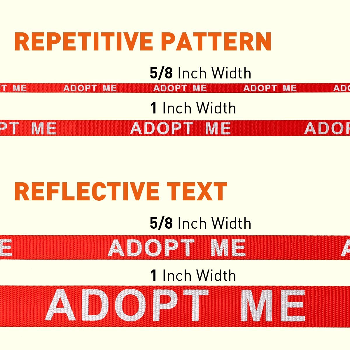 Reflective Nylon Dog Leash