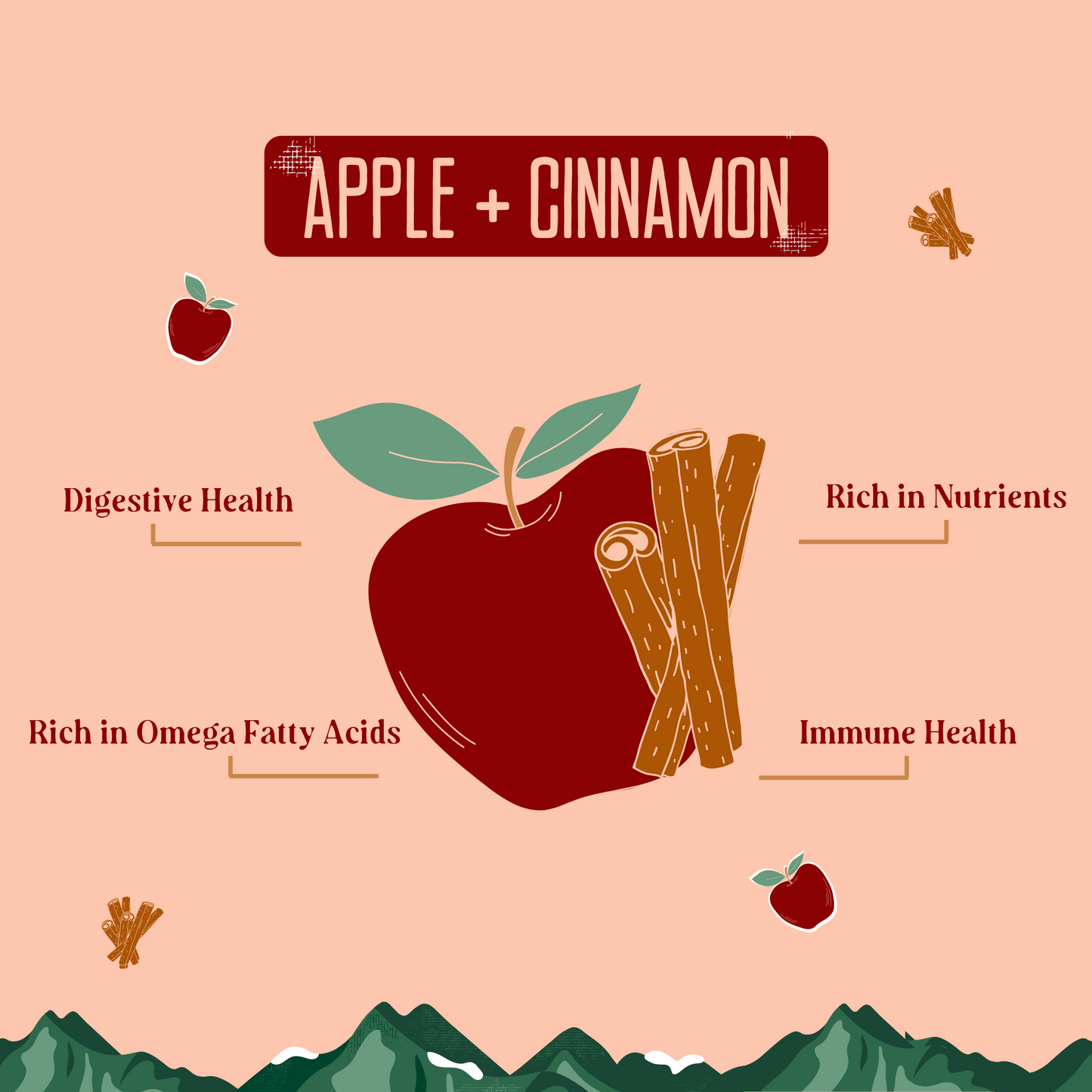 Apple & Cinnamon Chews for Dogs