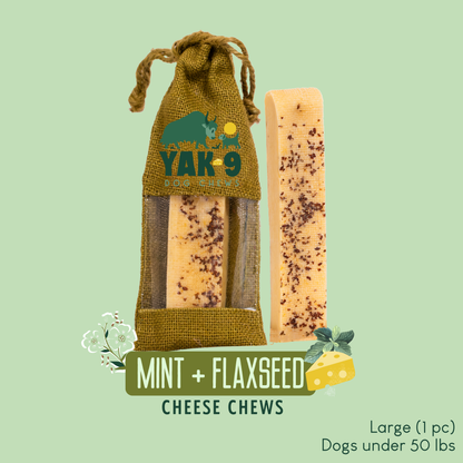 Flaxseed & Mint Cheese Chews for Dogs