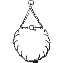 Herm Sprenger - ULTRA-PLUS Training Collar with ClicLock and Assembly Chain - Black Stainless Steel
